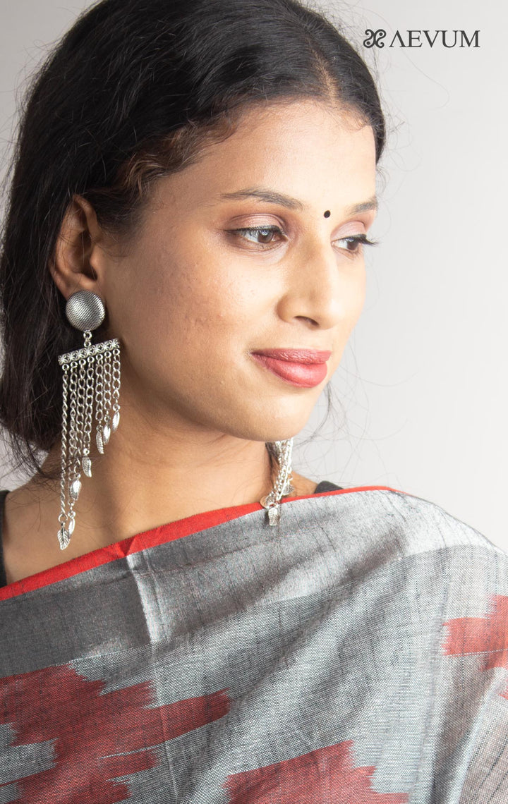 Long Chain Leaf Earrings - 2656 Jewellery AEVUM