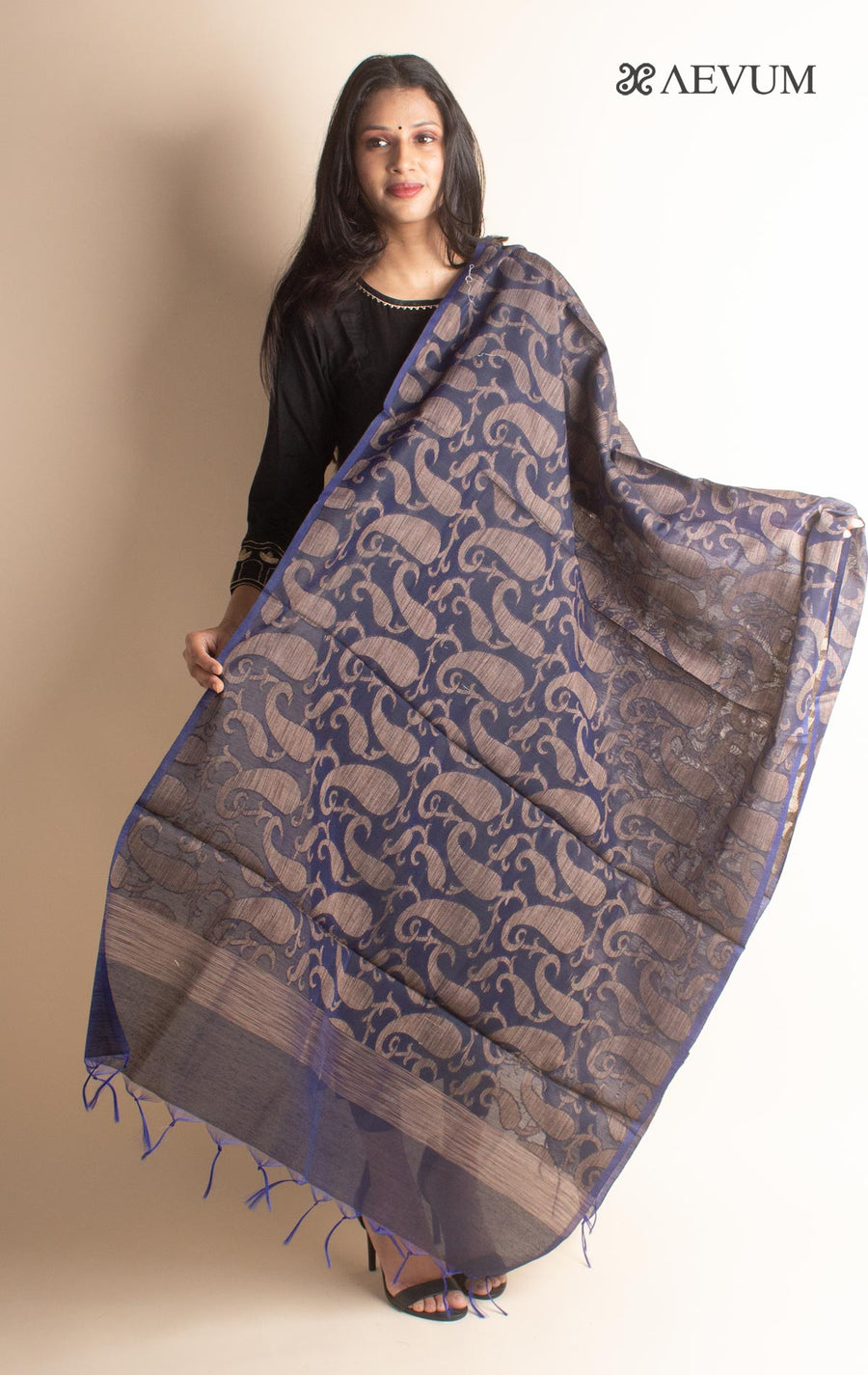 Chanderi Silk Dupatta - 2691 Dupatta AEVUM