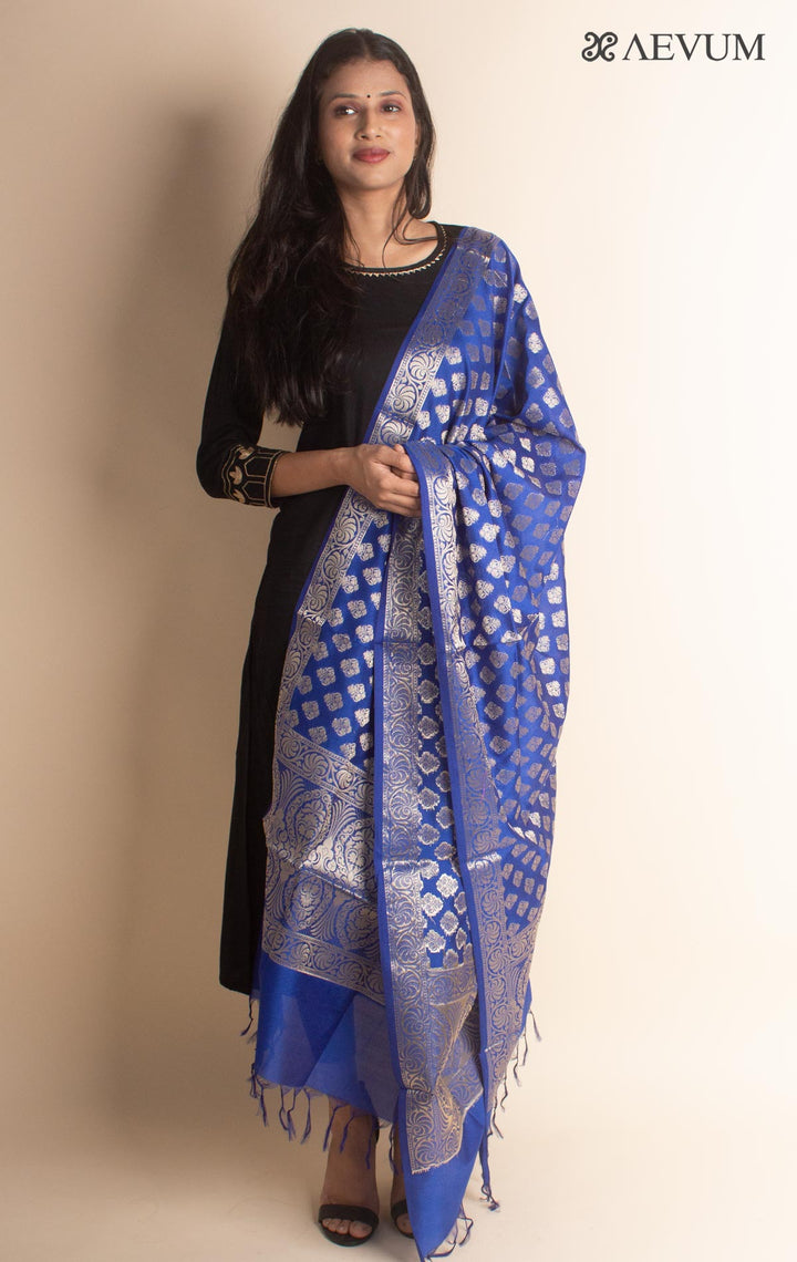 Banarasi Semi Silk Dupatta - 2854 Dupatta AEVUM 2   