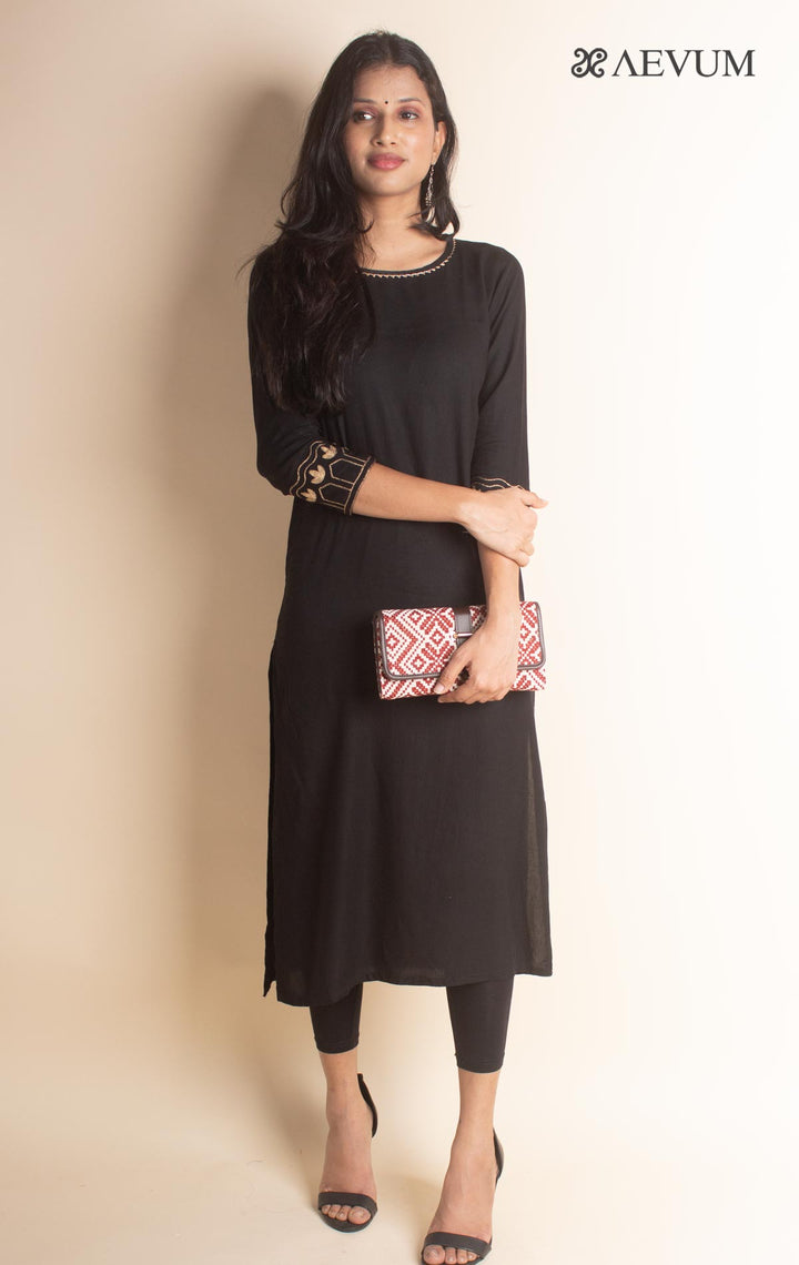 Woven Fabric Buckle Lace Wallet - 2888 - AEVUM
