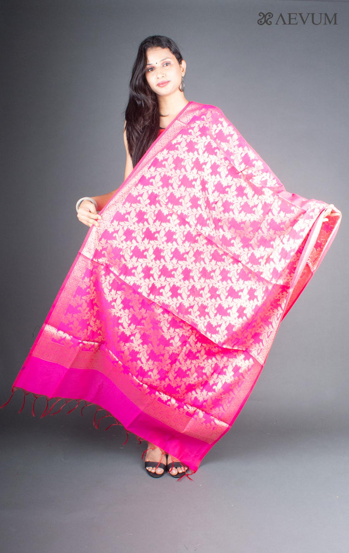 Unstitched Banarasi Silk Kurta Set - 5750 - AEVUM
