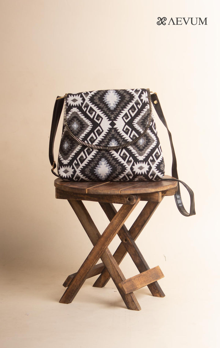 Woven Fabric Envelope Sling Bag - 3060 - AEVUM