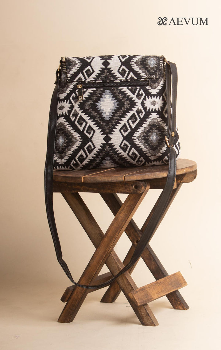 Woven Fabric Envelope Sling Bag - 3060 - AEVUM
