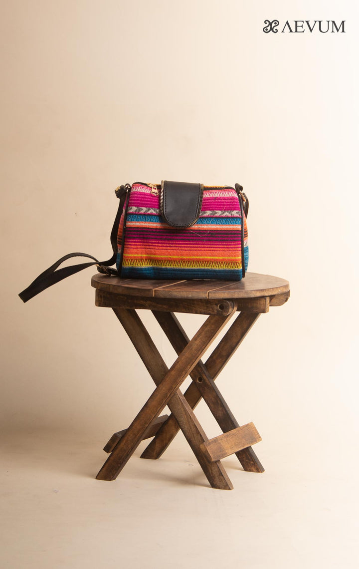 Woven Fabric Classic Sling Bag - 3091 Bags AEVUM