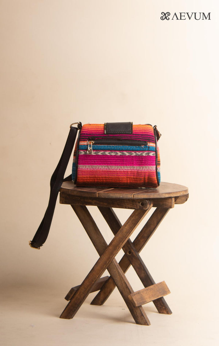 Woven Fabric Classic Sling Bag - 3091 Bags AEVUM