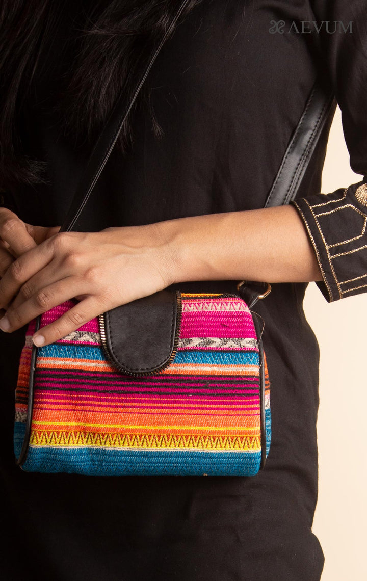 Woven Fabric Classic Sling Bag - 3091 Bags AEVUM