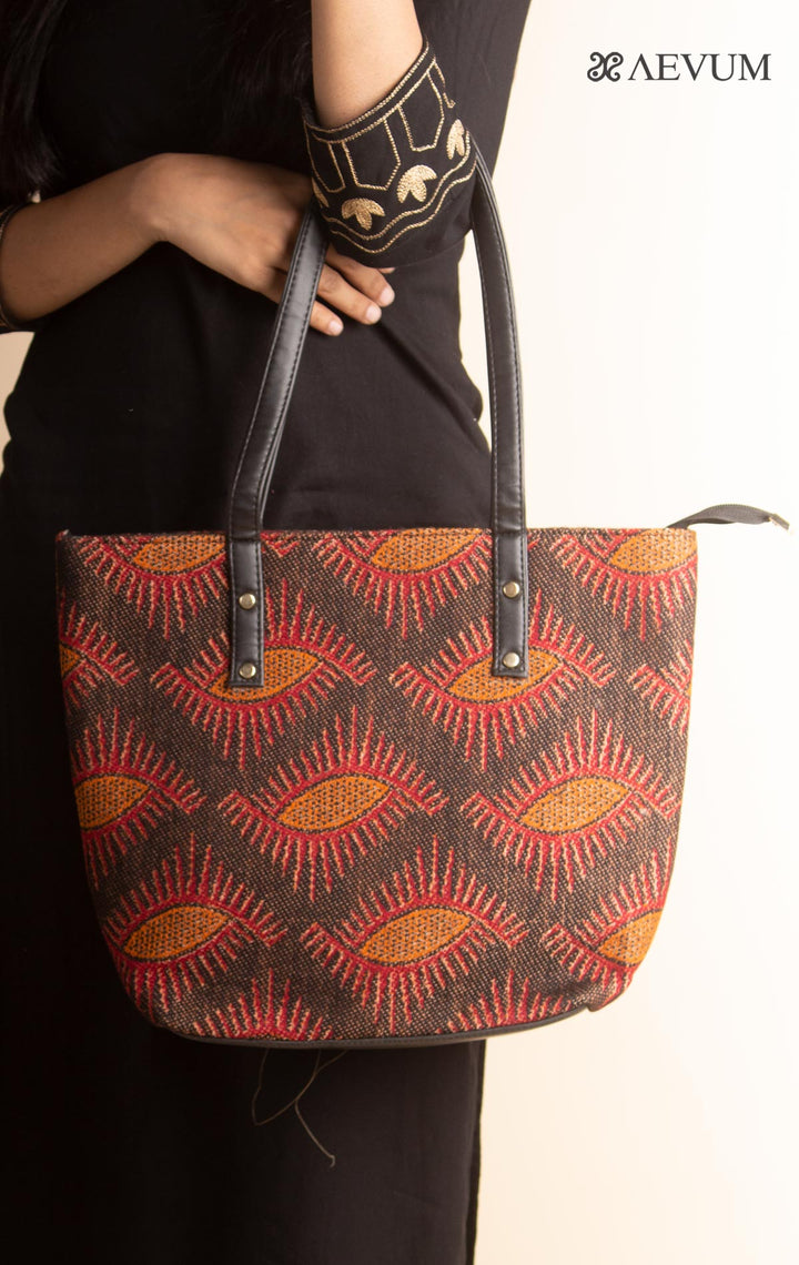 Woven Fabric Tote Bag Combo - 3164 - AEVUM