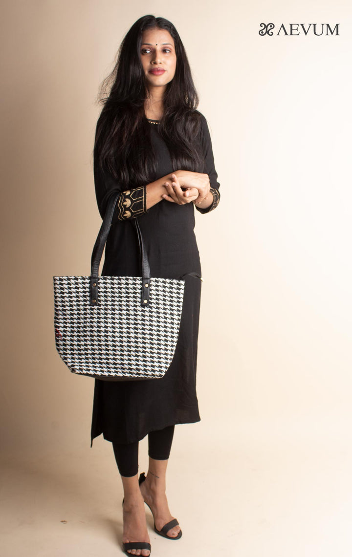 Woven Fabric Tote Bag Combo - 3176 Bags AEVUM