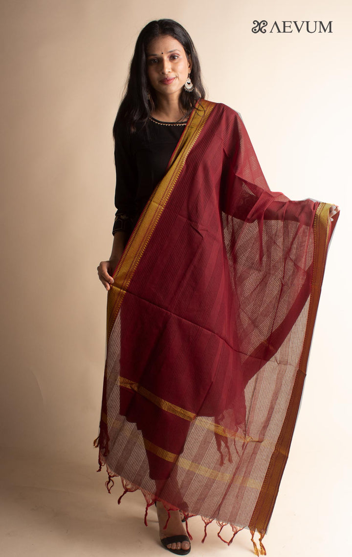 Mangalgiri South Cotton Dupatta - 3471 - AEVUM