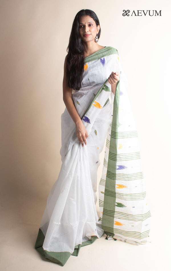 Tant Cotton Silk Bengal Handloom Saree - 3498 Saree Ashoke Pal   