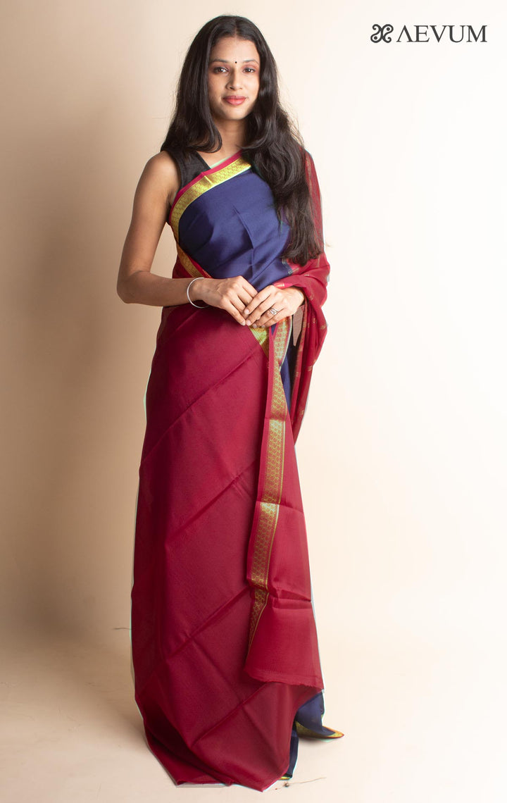 Mysore Silk Saree with Silk Mark - 3513 - AEVUM
