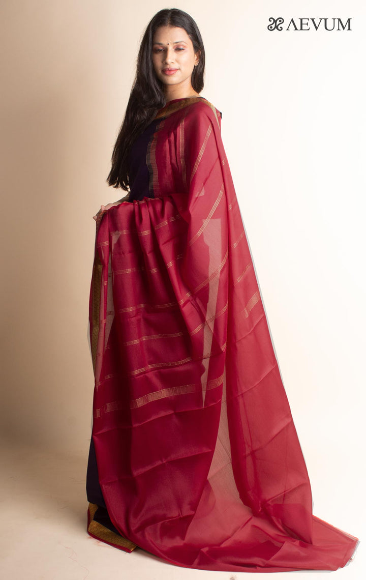 Mysore Silk Saree with Silk Mark - 3513 - AEVUM