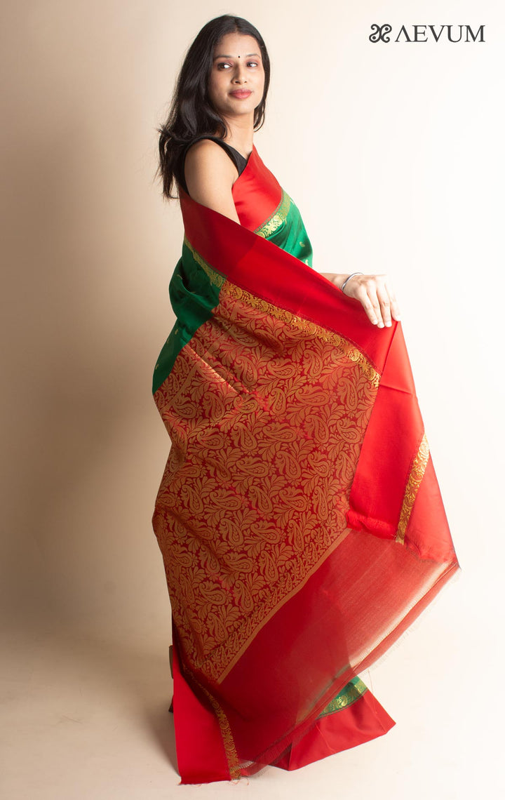 Soft Silk Gorod Saree With Zari Motifs - 3516 Saree Riya's Collection   