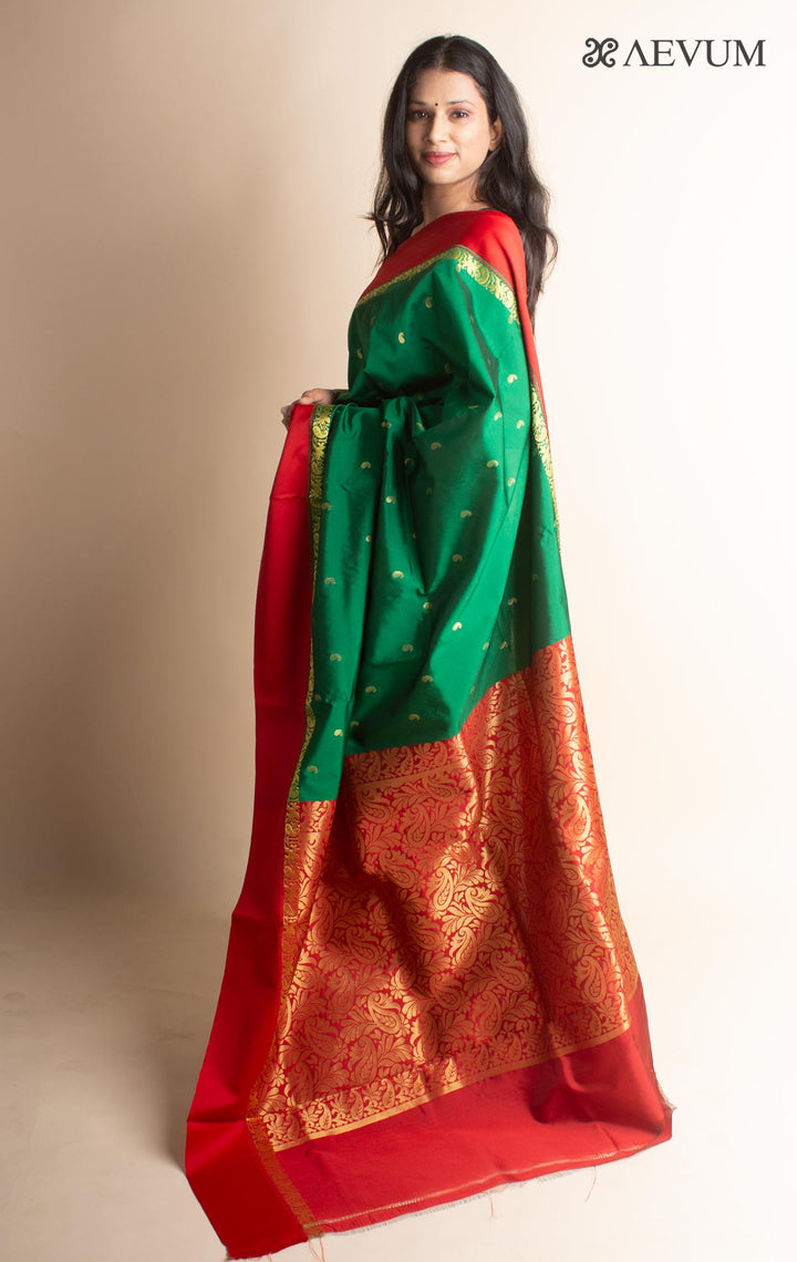 Soft Silk Gorod Saree With Zari Motifs - 3516 Saree Riya's Collection   