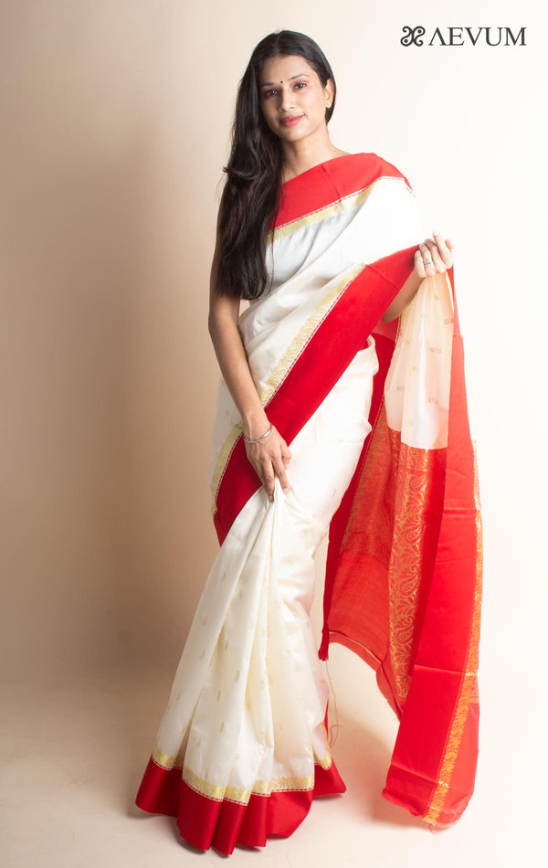Soft Silk Gorod Saree With Zari Motifs - 3518 - AEVUM