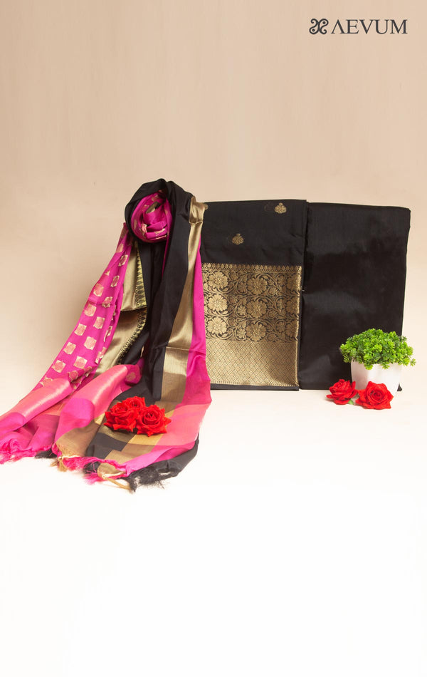 Unstitched Banarasi Silk Kurta Set - 3600 Dress Material Aditri   
