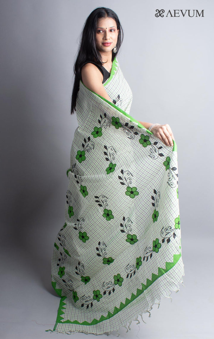 Begampuri Applique Work Saree - 3719 - AEVUM