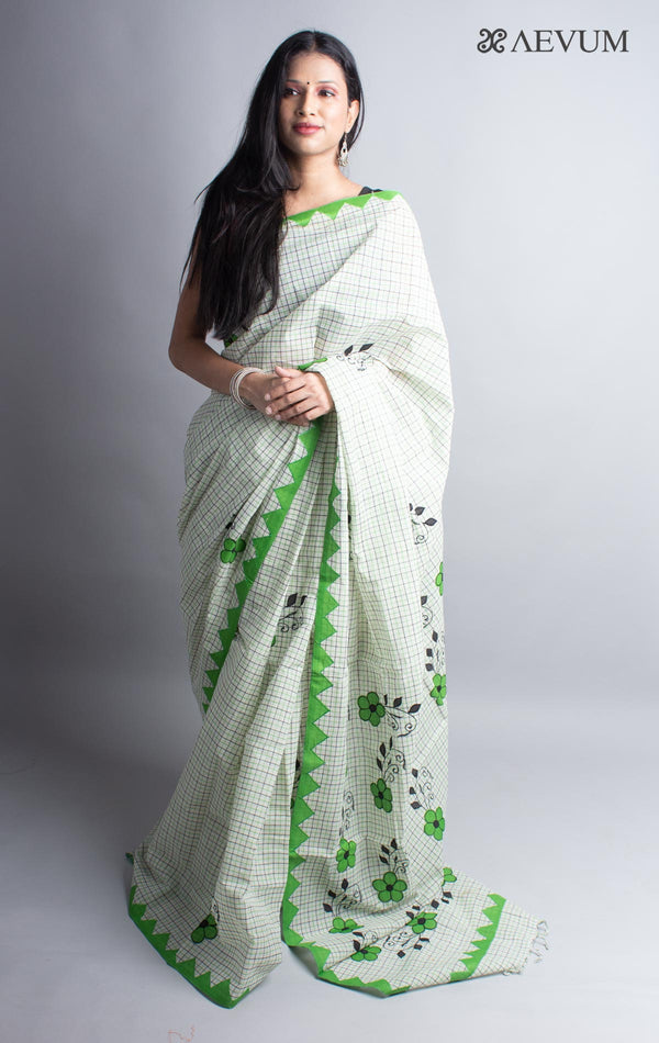 Begampuri Applique Work Saree - 3719 - AEVUM
