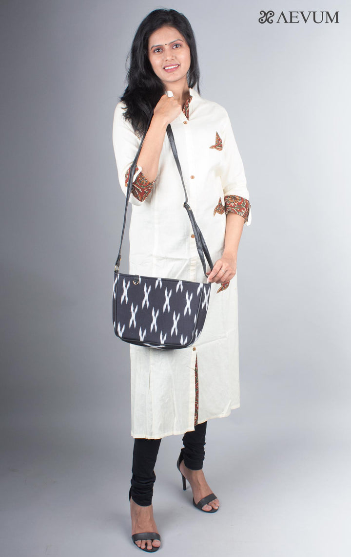 Ikkat Design Sling Bag - 3886 Bags reema   