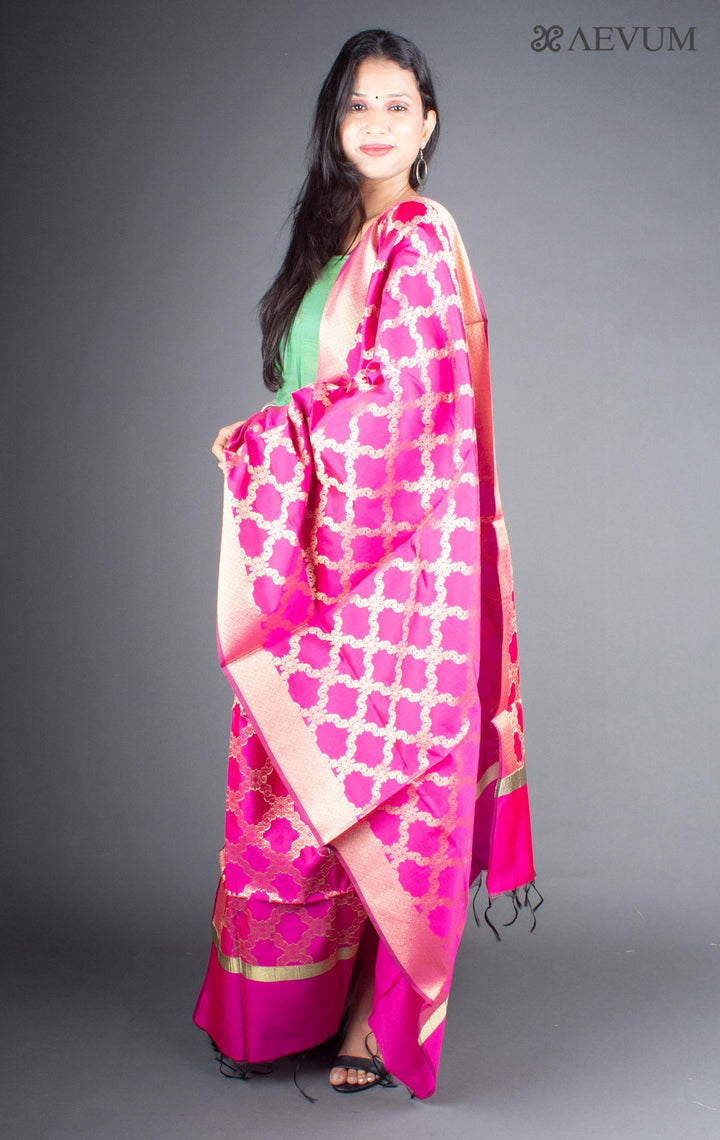 Unstitched Banarasi Silk Kurta Set - 5743 Dress Material Aditri   