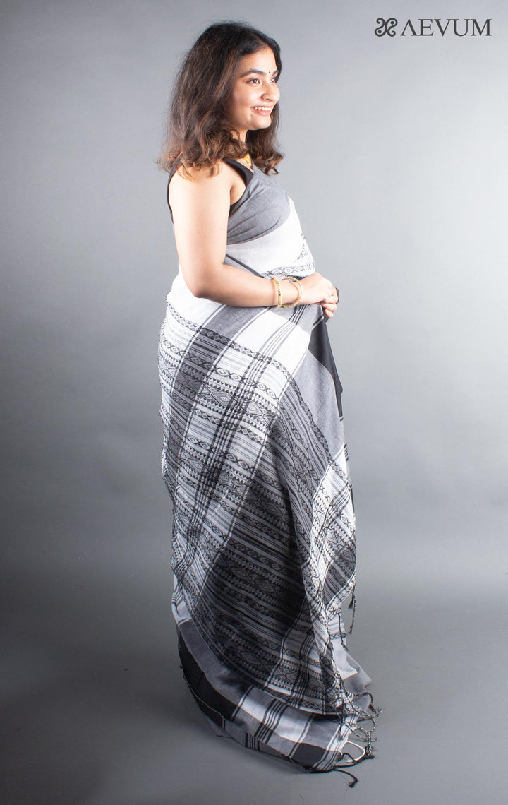 Dhaniyakhali Bengal Cotton Handloom Saree - 5548 - AEVUM