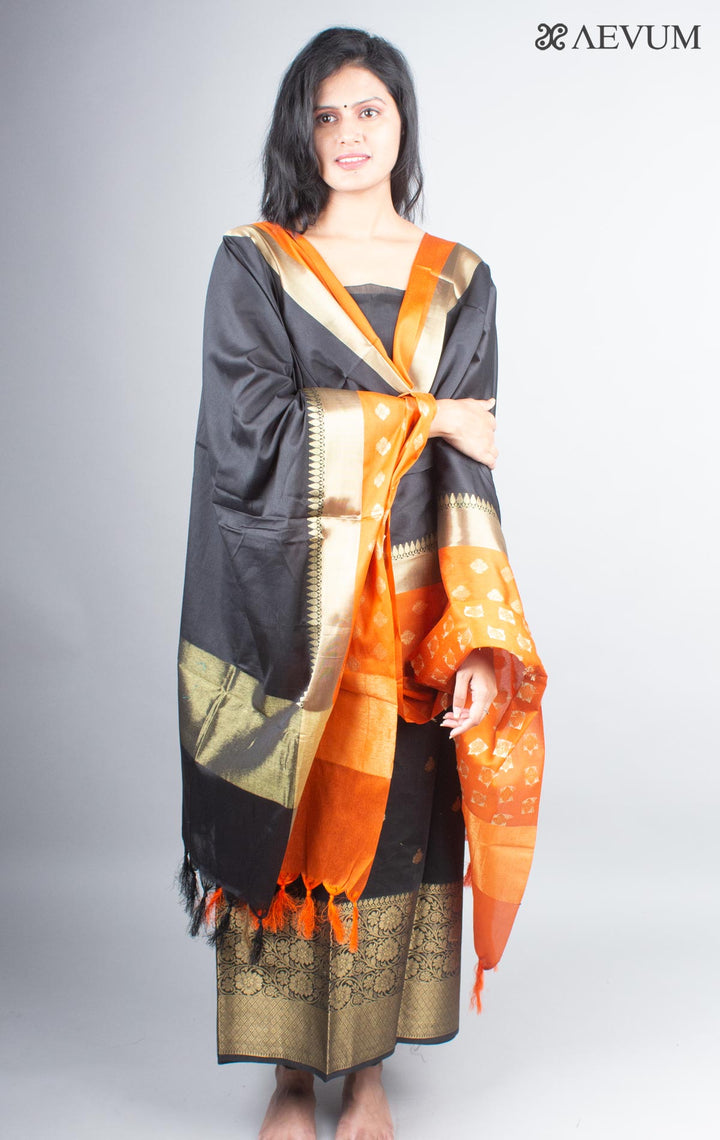 Unstitched Banarasi Silk Kurta Set - 4000 Dress Material Aditri   