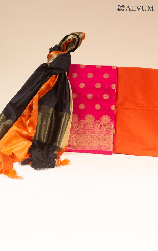 Unstitched Banarasi Silk Kurta Set - 4003 Dress Material Aditri   