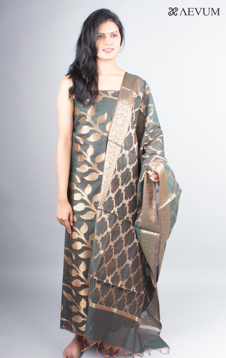 Unstitched Banarasi Silk Kurta Set - 4004 Dress Material Aditri   