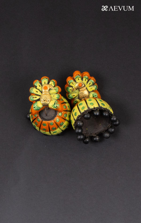 Terracotta Handmade Earrings - 4416 - AEVUM