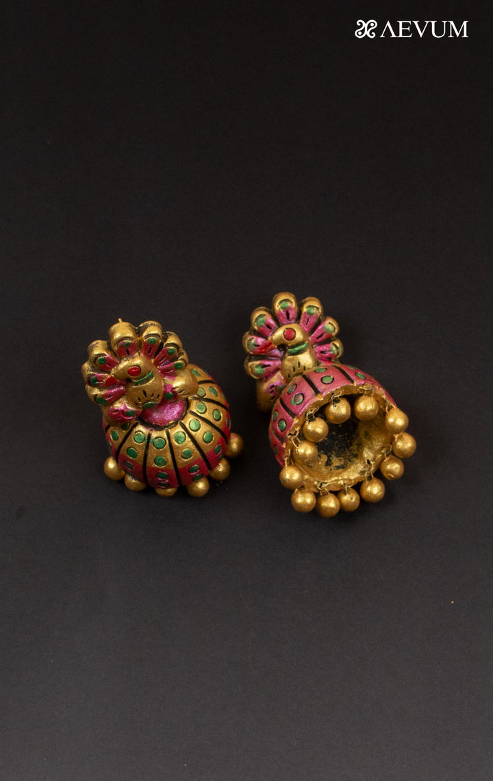 Terracotta Handmade Earrings - 4419 - AEVUM
