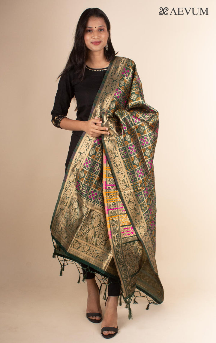 Banarasi Alfi Work Katan Silk Dupatta - 4424 Dupatta AEVUM 2   