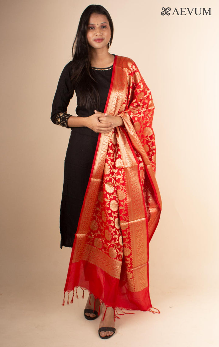 Banarasi katan Silk Dupatta - 4435 - AEVUM