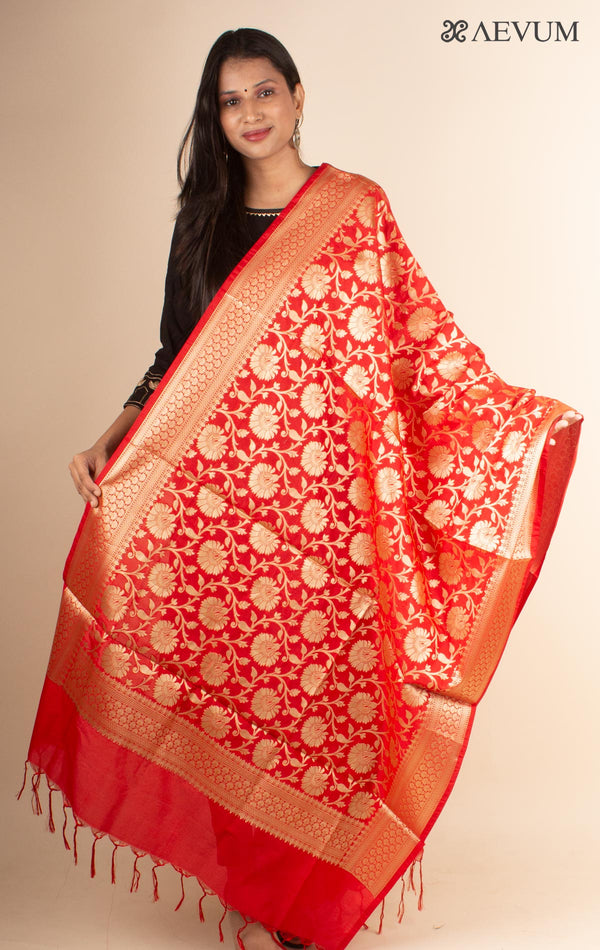 Banarasi katan Silk Dupatta - 4435 - AEVUM
