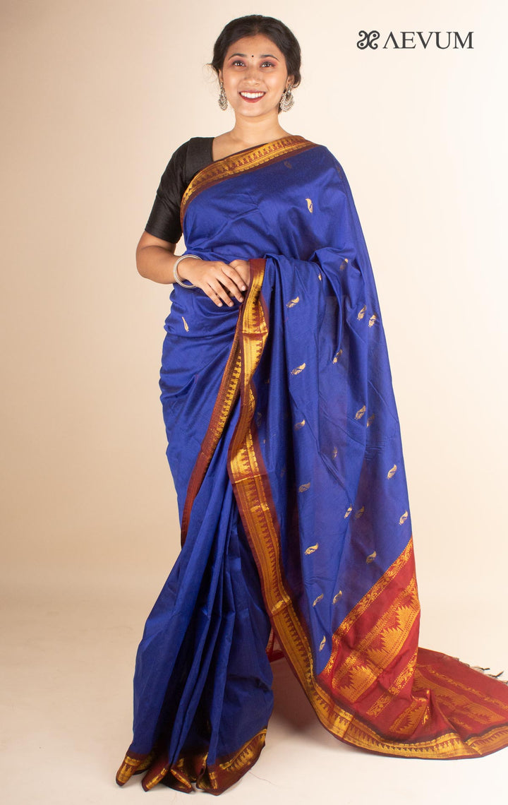 Kalyani South Cotton Silk Handloom Saree with Blouse Piece - 4471 Saree T Umarali   