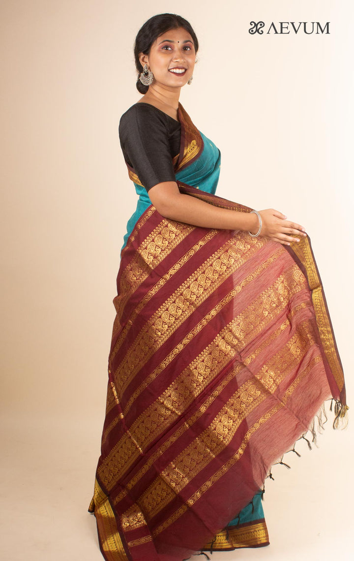 Kalyani South Cotton Silk Handloom Saree with Blouse Piece - 4475 Saree T Umarali   