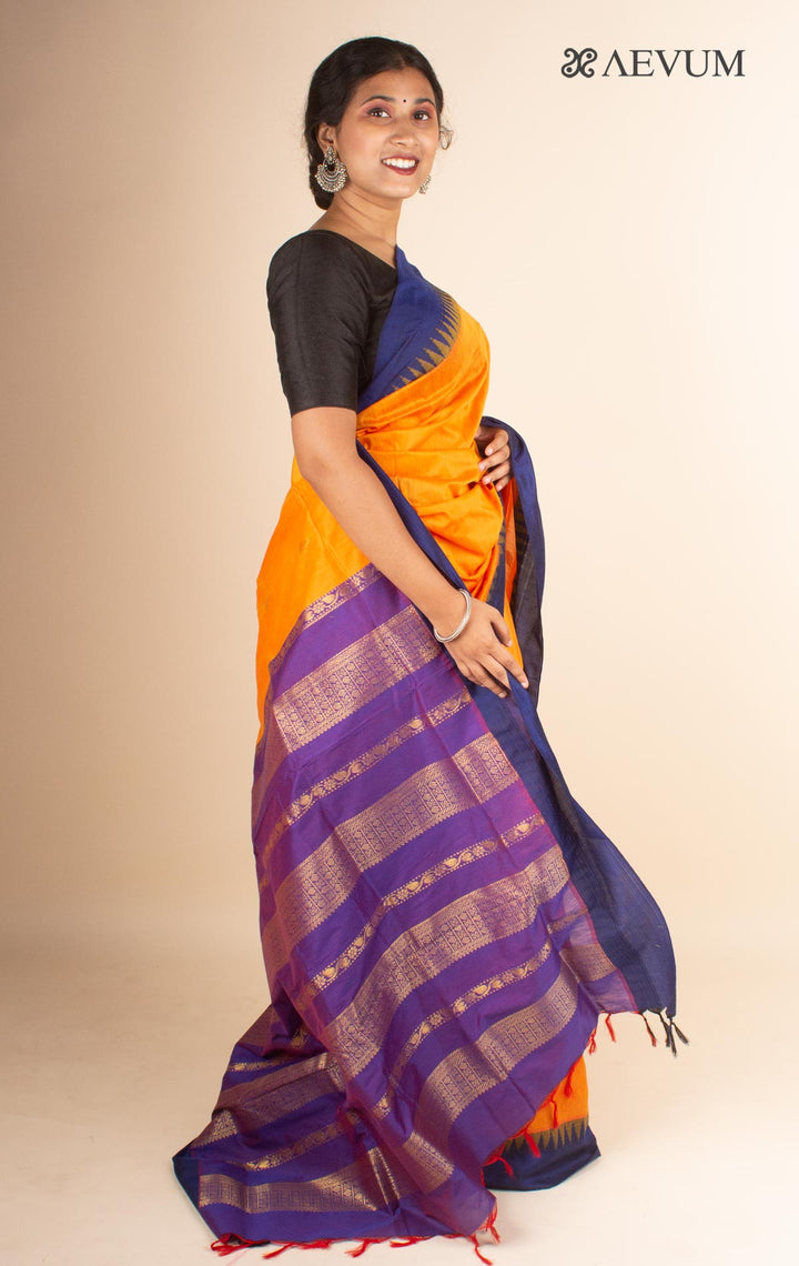 Kalyani South Cotton Silk Handloom Saree with Blouse Piece - 4479 Saree T Umarali   