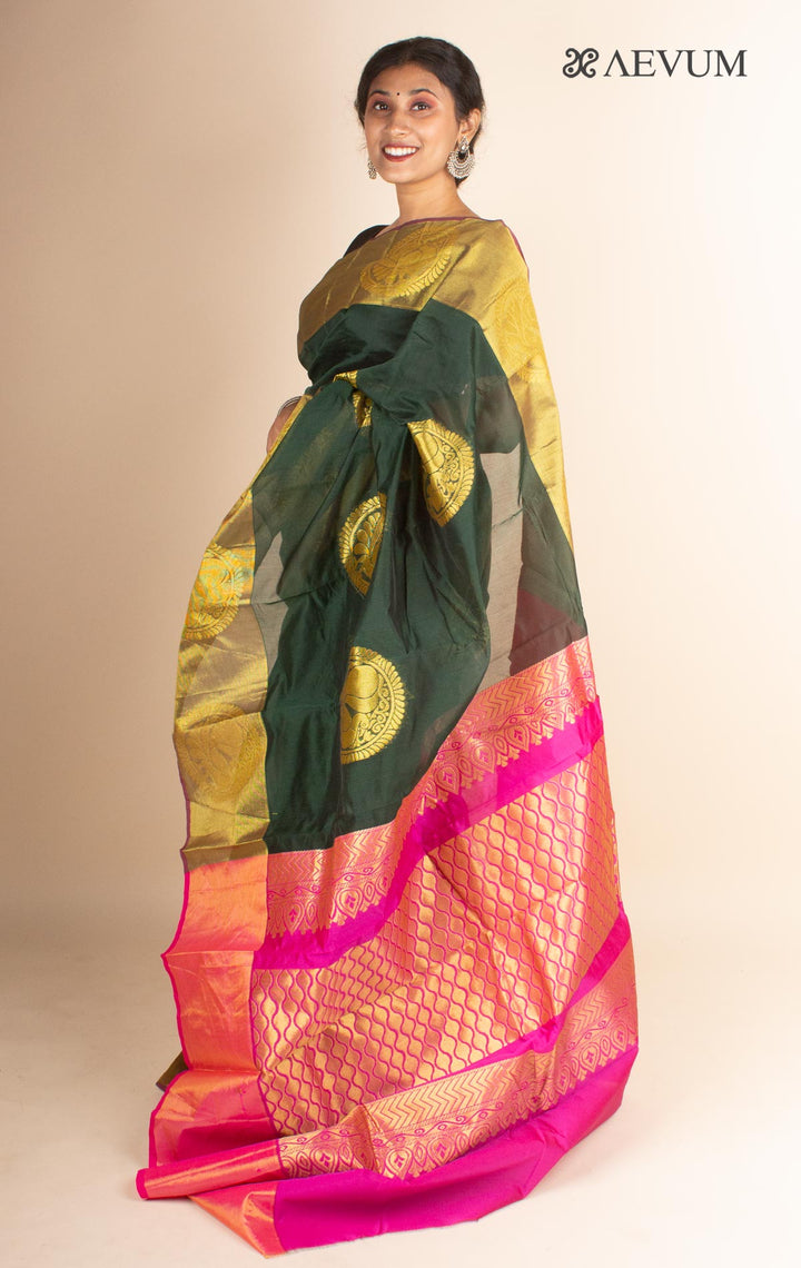 Chanderi Kuppadam South Cotton Silk Saree - 4483 Saree T Umarali   