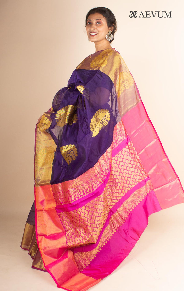 Chanderi Kuppadam South Cotton Silk Saree - 4488 - AEVUM