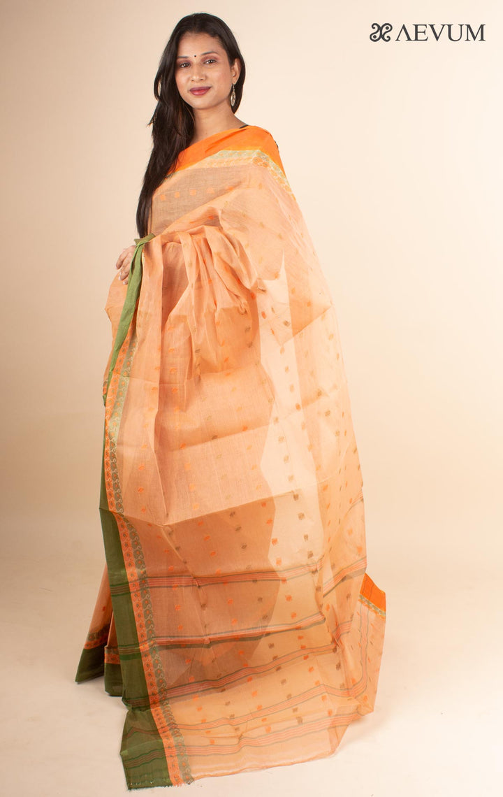 Bengal Cotton Tangail Tant Saree - 4611 Saree AEVUM