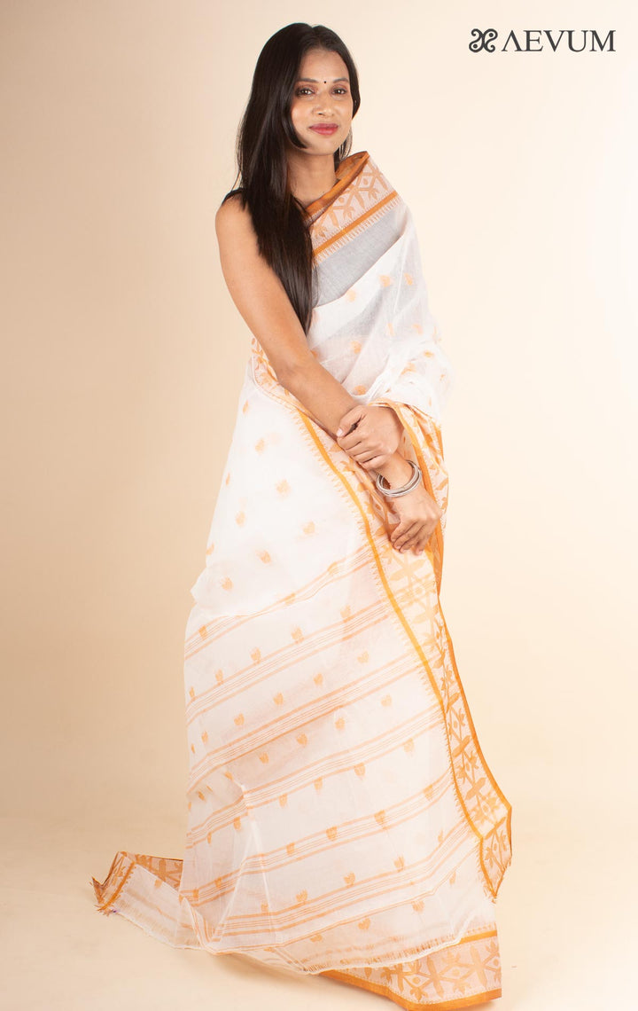 Bengal Cotton Tangail Tant Saree - 4718 Saree AEVUM