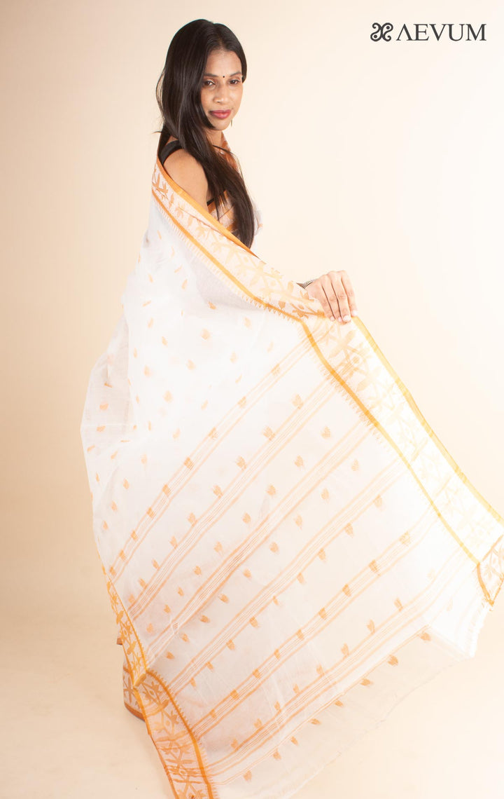 Bengal Cotton Tangail Tant Saree - 4718 Saree AEVUM