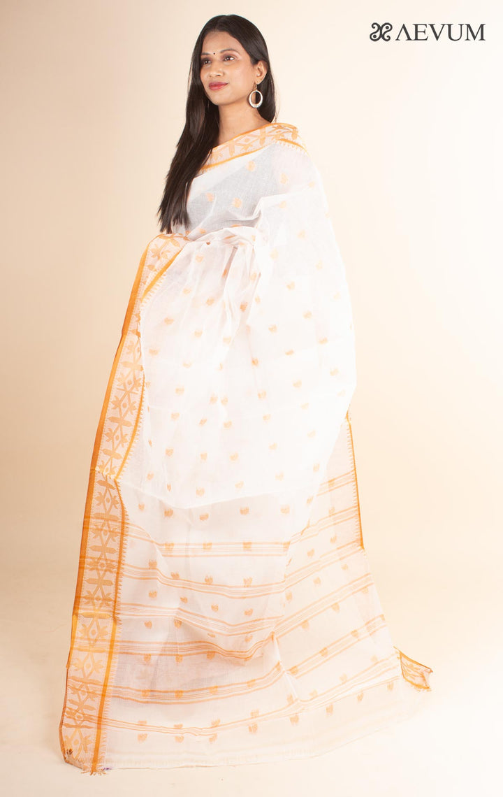 Bengal Cotton Tangail Tant Saree - 4718 Saree AEVUM