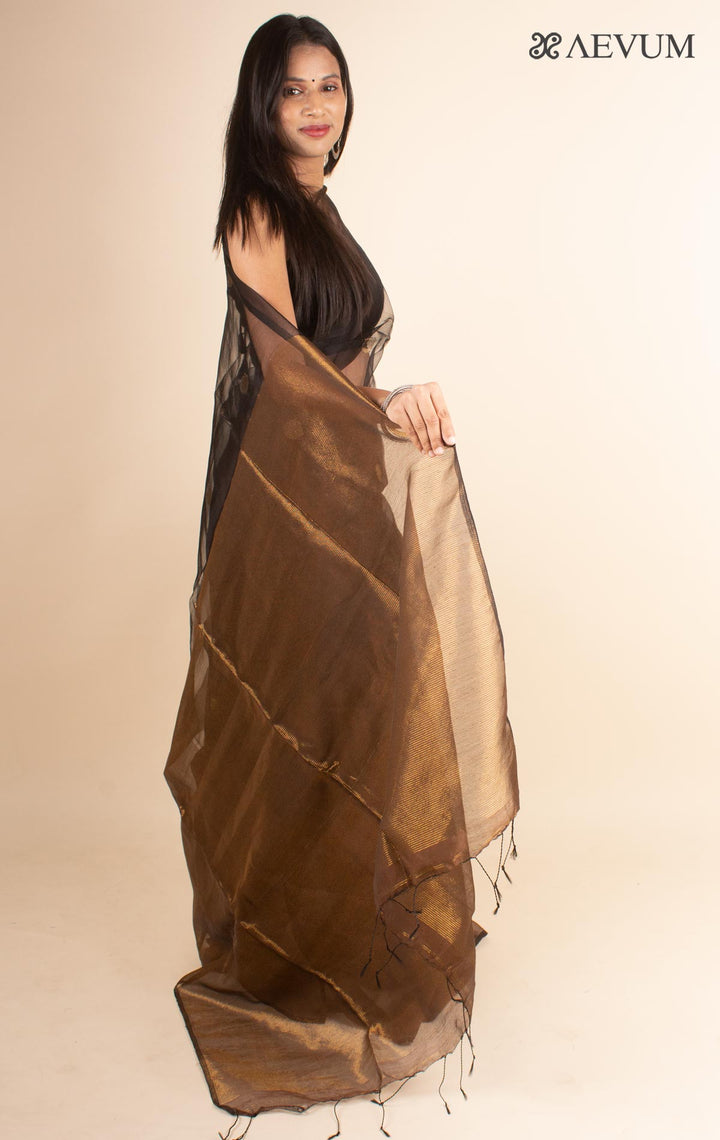 Ball Buti Matka Muslin Silk Saree - 4720 - AEVUM