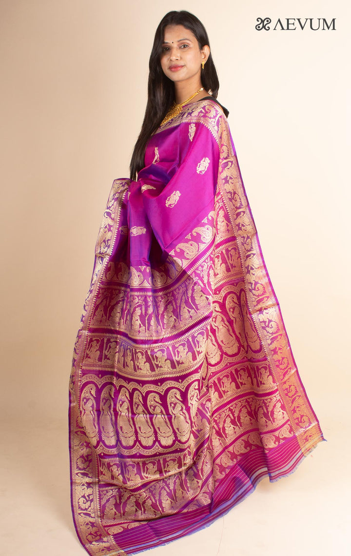 Pure Baluchari Silk with Silk Mark - 4690 - AEVUM