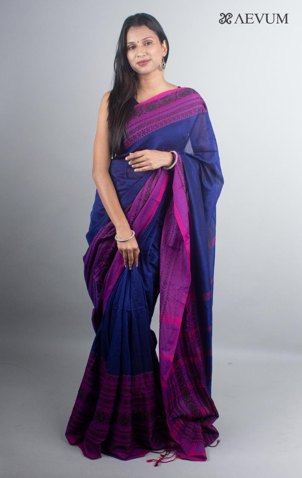Begampuri Bengal Cotton Handloom Saree - 4939 - AEVUM