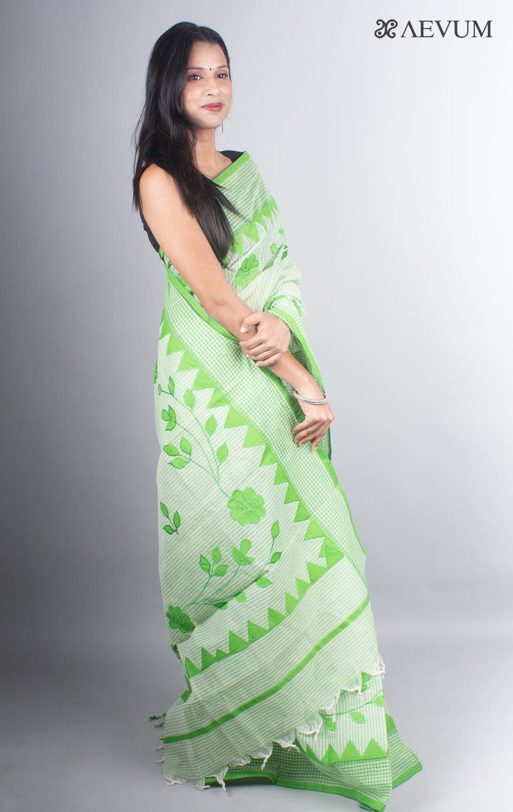 Begampuri Applique Work Saree - 4952 - AEVUM