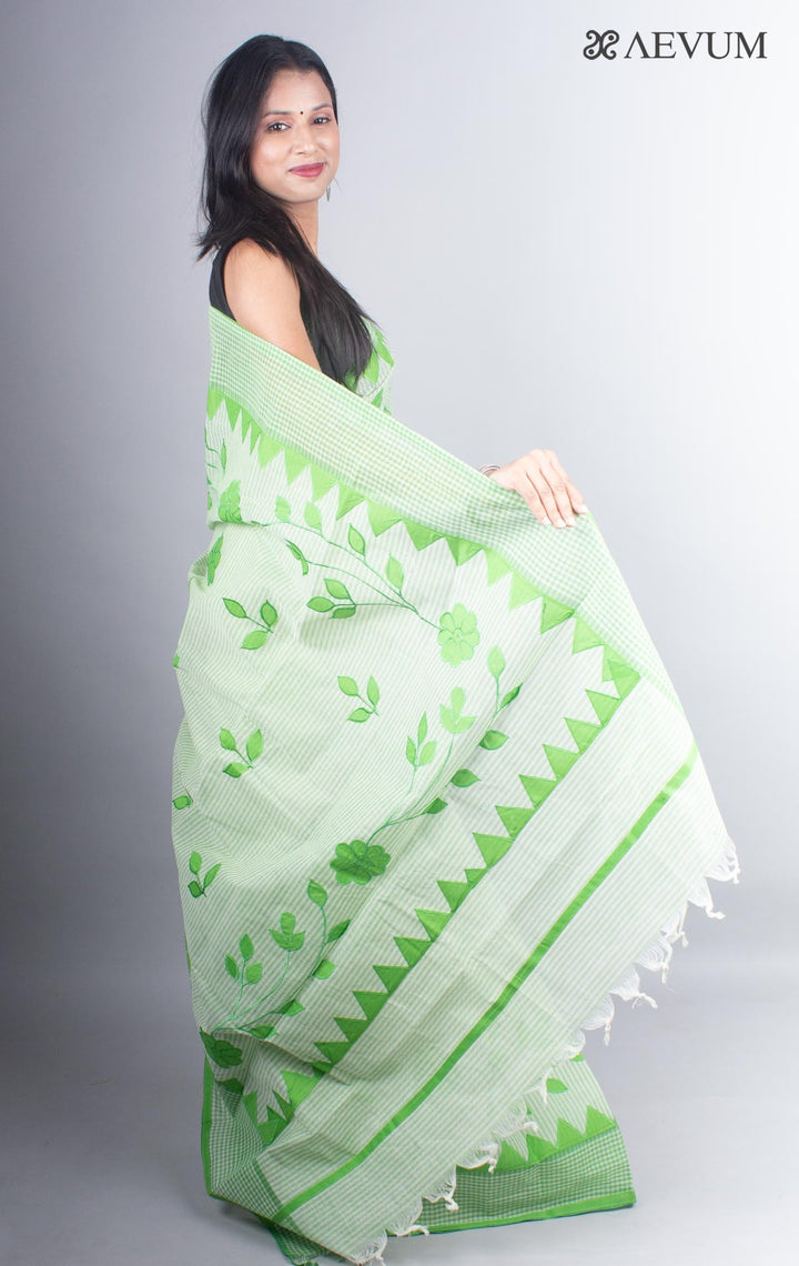 Begampuri Applique Work Saree - 4952 - AEVUM
