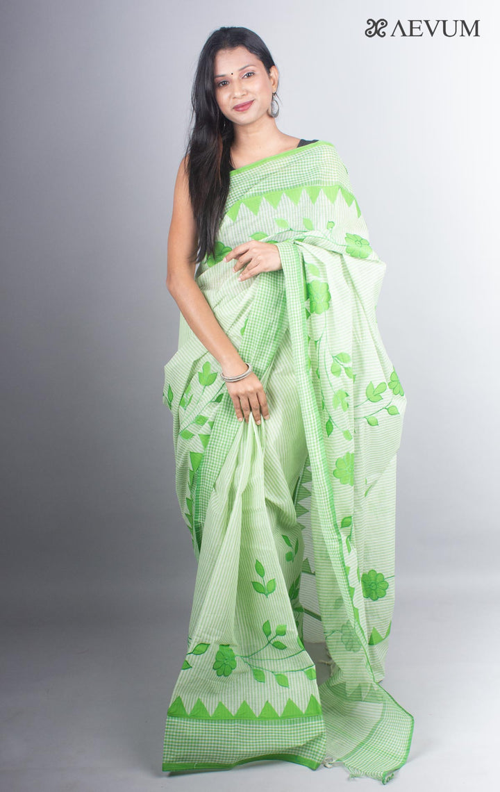 Begampuri Applique Work Saree - 4952 - AEVUM