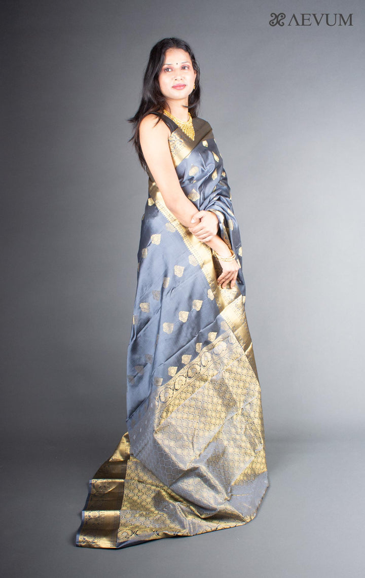 Kanjivaram Banarasi work Pure Silk Saree with Silk Mark - 5794 Saree Riya's Collection   