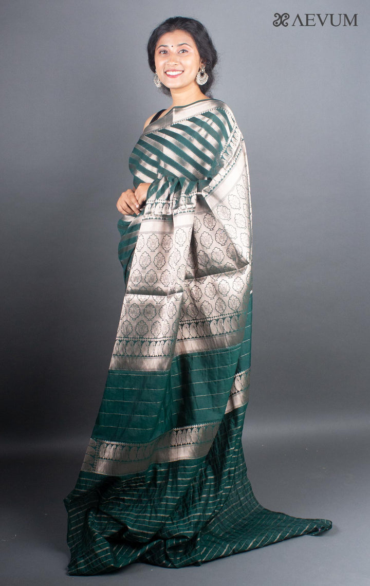 Organza Banarasi Handloom Saree - 5280 - AEVUM
